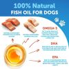 Omega 3 Fish Oil for Dogs Better Than Salmon Oil Skin and Coat Defense Liquid Supplement for Allergy Relief High EPA & DHA for Shedding Mobility Itchi