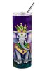 Elephant King of Mardi Gras Stainless Steel Skinny Tumbler Vacuum Double Walled Reusable Insulated Tumbler Travel Cup for Coffee Cocktails Gift with L