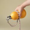 Gourd Shape Insulated Tumbler with Straw 520ml Travel thermos Yellow